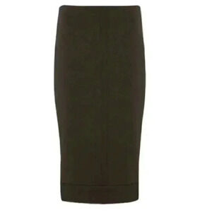 Fever London City Knightly Skirt Black  Pencil Center Seam Women's plus size 14